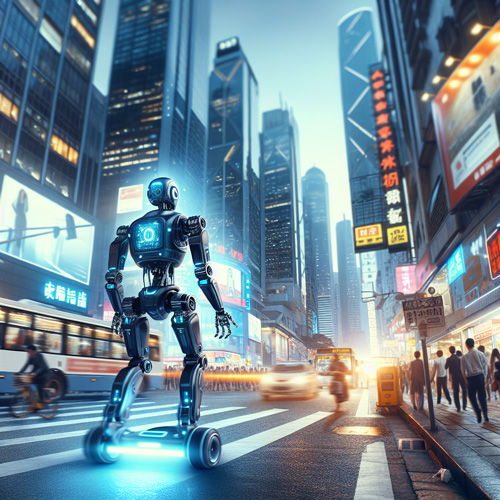 Robot en ville